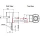 Πιεζοσειρήνα μικρή 12VDC 205mA 105db 60Χ80mm KPS-4510