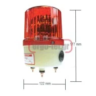 Φαροσειρήνα με λυχνία 10W (πυρακτώσεως) 230VAC κόκκινο φως IP45 LTE-1121J