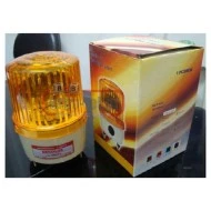 Φαροσειρήνα με λυχνία 10W (πυρακτώσεως) 12VDC κίτρινο φως IP45 LTE-1121J