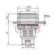 Βομβητής με LED BUZZER Φ30 48VAC/DC 90dB AD22-30MSD