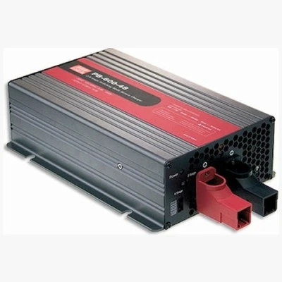 Φορτιστής μπαταριών μολύβδου 24V 21A Mean Well με δυνατότητα επιλογής σταδίων φόρτισης & διακόπτη