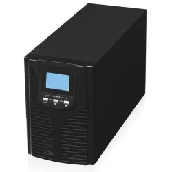 UPS ON LINE 3000VA με μπαταρίες 9Ah 12V LINER Pro 3K-LCD με πληροφορίες ενδείξεων & λειτουργιών