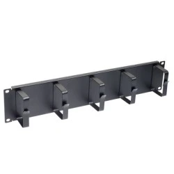 Οδηγός καλωδίων Safewell Rack χωρητικότητας 2U 5 θέσεων μεταλλικό