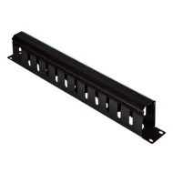 Πάνελ διαχείρισης καλωδίων SAFEWELL RACK 1U κλειστού τύπου 15 θέσεων μεταλλικό