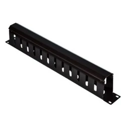 Πάνελ διαχείρισης καλωδίων SAFEWELL RACK 1U κλειστού τύπου 15 θέσεων μεταλλικό
