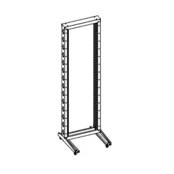 Καμπίνα δικτύου ανοιχτού τύπου Safewell 32U Π60/Β60/Υ162 SRA6632 με μέγιστο στατικό φορτίο 300kg