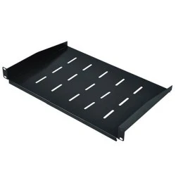 Ράφι RACK 2 σημείων 1U Β25 διάτρητο 10kgs SUT κατάλληλο για συγκράτηση συσκευών μικρού βάρους