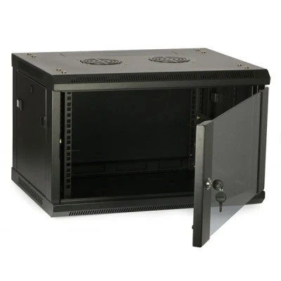 Επίτοιχη καμπίνα Safewell 12U Π60/Β45/Υ63 SMC6412 με ανοιγόμενα πλαϊνά και μέγιστο φορτίο 60kg