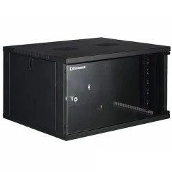 Rack επίτοιχο μονό οικονομίας Safewell 9U Π54/Β60/Υ45 SMC5609 με ρυθμιζόμενες ράγες