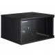 Rack επίτοιχο μονό οικονομίας Safewell 9U Π54/Β60/Υ45 SMC5609 με ρυθμιζόμενες ράγες