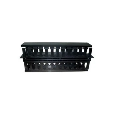 Οδηγός καλωδίων Safewell RACK χωρητικότητας 2U διπλής όψης πλαστικό