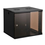 Επίτοιχη καμπίνα RACK 15U Π54/Β45/Υ71.5 SQ5415 SUT σε μαύρο χρώμα με βαφή πολυεστερικής πούδρας