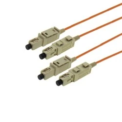 Patch cord οπτικής ίνας DUPLEX πολύτροπο 62.5/125 SC/SC μήκους 2.0m TYC