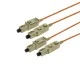 Patch cord οπτικής ίνας DUPLEX πολύτροπο 62.5/125 SC/SC μήκους 2.0m TYC