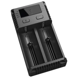 Διπλός φορτιστής NITECORE i2 μπαταριών λιθίου 18650 - Ni-Mh με αυτόματη ανίχνευση ρεύματος φόρτισης