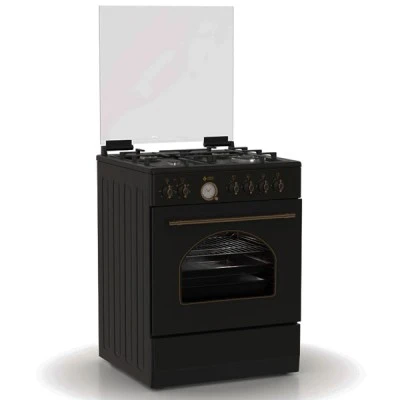 Κουζίνα μικτή TGS 4310 ANTH TURBO fan με ηλεκτρικό φούρνο και 4 εστίες αερίου