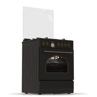Κουζίνα μικτή TGS 4310 ANTH TURBO fan με ηλεκτρικό φούρνο και 4 εστίες αερίου