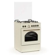 Κουζίνα μικτή TGS 4320 BEIGE TURBO fan με 6 τρόπους ψησίματος και αναλογικό χρονόμετρο