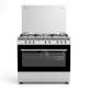 Κουζίνα μικτή TGS 7301 IX Inox με γυάλινο καπάκι ηλεκτρικό φούρνο και 5 εστίες αερίου Κουζίνα μικτή TGS 7301 IX Inox με γυάλινο καπάκι ηλεκτρικό φούρνο και 5 εστίες αερίου