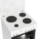Ηλεκτρική κουζίνα TGS E120 WH Turbo Fan με 6 τρόποι ψησίματος & πόρτα από διπλό κρύσταλλο αποσπώμενο