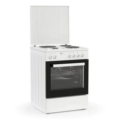Ηλεκτρική κουζίνα TGS E120 WH Turbo Fan με 6 τρόποι ψησίματος & πόρτα από διπλό κρύσταλλο αποσπώμενο