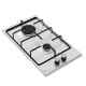 Εστία υγραερίου TGS 9311 IX Inox Domino άνω πάγκου με εμαγιέ σχάρες και θερμικά ασφαλείας