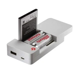 Φορτιστής μπαταριών Universal Minwa MW-I316 1A 106,5x55x22,1mm με θύρα USB