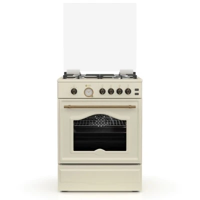 Κουζίνα φυσικού αερίου ή υγραερίου TGS 4111 RUSTIC BEIGE MULTIGAS με αναλογικό χρονόμετρο Κουζίνα φυσικού αερίου ή υγραερίου TGS 4111 RUSTIC BEIGE MULTIGAS με αναλογικό χρονόμετρο