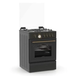 Κουζίνα φυσικού αερίου ή υγραερίου TGS 4222 RUSTIC ANTH MULTIGAS με μαντεμένιες σχάρες εστιών Κουζίνα φυσικού αερίου ή υγραερίου TGS 4222 RUSTIC ANTH MULTIGAS με μαντεμένιες σχάρες εστιών