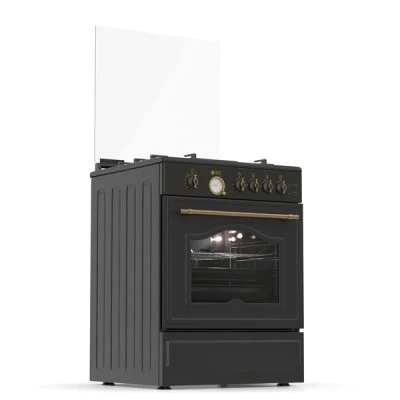 Κουζίνα φυσικού αερίου ή υγραερίου TGS 4222 RUSTIC ANTH MULTIGAS με μαντεμένιες σχάρες εστιών Κουζίνα φυσικού αερίου ή υγραερίου TGS 4222 RUSTIC ANTH MULTIGAS με μαντεμένιες σχάρες εστιών