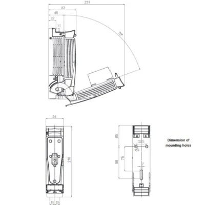 Ασφαλειοαποζεύκτης 3P ΝΗ000 125Α K-ELECTRIC 202010 με ικανότητα διακοπής 100ΚΑ Ασφαλειοαποζεύκτης 3P ΝΗ000 125Α K-ELECTRIC 202010 με ικανότητα διακοπής 100ΚΑ