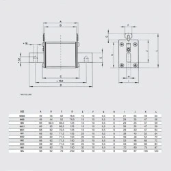 Μαχαιρωτό φυσίγγιο ΝΗ00 63Α GG DF-382055 για προστασία γραμμών ισχύος και καλωδίων μέχρι 690V