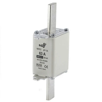 Μαχαιρωτό φυσίγγιo NHC1 gG 80A 385240 800V AC κατάλληλo για προστασία των inverter φωτοβολταϊκών