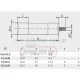 Φυσίγγιο κυλινδρικό 22Χ58 80Α AM βραδείας 442080 DF electric