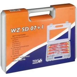 Σετ κατσαβιδιών με μόνωση Fixpoint 77113 συμπεριλαμβάνεται δοκιμαστικό κατσαβίδι