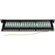 Patch panel κατηγορίας CAT 6Α STP 24 θυρών σε μαύρο χρώμα για τοποθέτηση σε rack cabinet 19