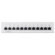 Patch panel κατηγορίας CAT 6 STP 12 θυρών με δυνατότητα τοποθέτησης σε τοίχο σε γκρι χρώμα