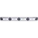 Patch panel GOOBAY κατηγορίας CAT 5e UTP 24 θυρών σε μαύρο χρώμα για τοποθέτηση σε rack cabinet 19