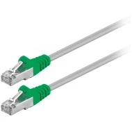 Καλώδιο δικτύου goobay CAT 5e F/UTP cross-patchcable 3m σε γκρι χρώμα με επίχρυσες επαφές