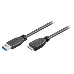 Καλώδιo Goobay 95734 USB 3.0 A αρσενικό σε USB micro B αρσενικό 0.5m Καλώδιo Goobay 95734 USB 3.0 A αρσενικό σε USB micro B αρσενικό 0.5m