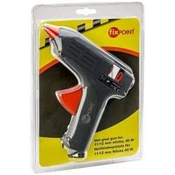 Πιστόλι σιλικόνης Fixpoint για sticks 11/12mm 40W με εργονομικό σχεδιασμό έτοιμο σε 4 λεπτά