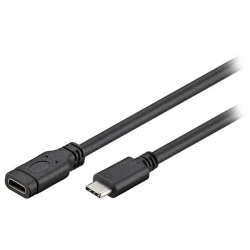 Καλώδιο-προέκταση Goobay 45393 USB 3.1 Type-C αρσ. σε USB 3.1 Type-C θηλ. 1,0m