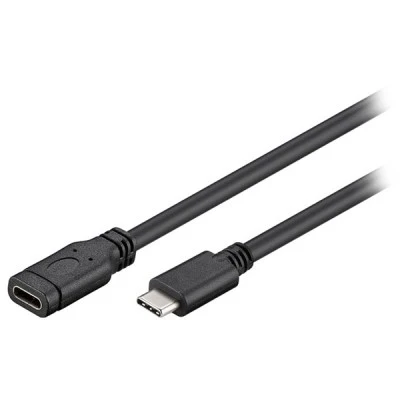 Καλώδιο-προέκταση Goobay 45393 USB 3.1 Type-C αρσ. σε USB 3.1 Type-C θηλ. 1,0m