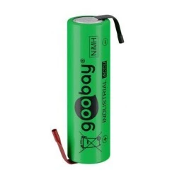 Επαναφορτιζόμενη μπαταρία 1.2V 2100mAh AA (Mignon) Ni-MH με λαμάκια