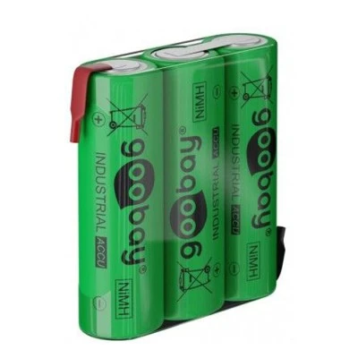 Επαναφορτιζόμενη μπαταρία 3.6V 2100mAh AA (Mignon) Ni-MH με λαμάκια