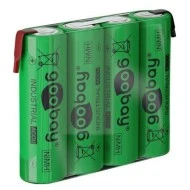 Επαναφορτιζόμενη μπαταρία 4.8V 2100mAh AA (Mignon) Ni-MH με λαμάκια Επαναφορτιζόμενη μπαταρία 4.8V 2100mAh AA (Mignon) Ni-MH με λαμάκια
