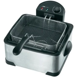 Ανοξείδωτη διπλή φριτέζα 4L CL FR 3195 2000W 230V 50Hz με ρυθμιζόμενος θερμοστάτης έως 190° C