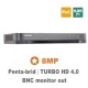 Kαταγραφικό υβριδικό της Hikvsion DS-7204HUHI-K1/P, με 4 εισόδους HDTVI  υποστηρίζει 8 IP έως 8MP