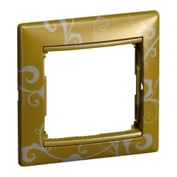 Πλαίσιο 1 θέσης Legrand Valena BAROQUE χρυσό