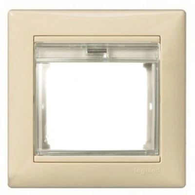 Πλαίσιο στεγανοποίησης με καπάκι κρεμ Legrand Valena Classic IP44